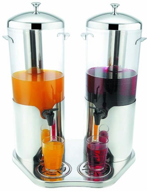 Диспенсер для напитков 2колбы по 5л X23588X2