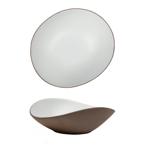 Cалатник 24,5х21,5 h8cм 800мл White Matt Taiga 81229033