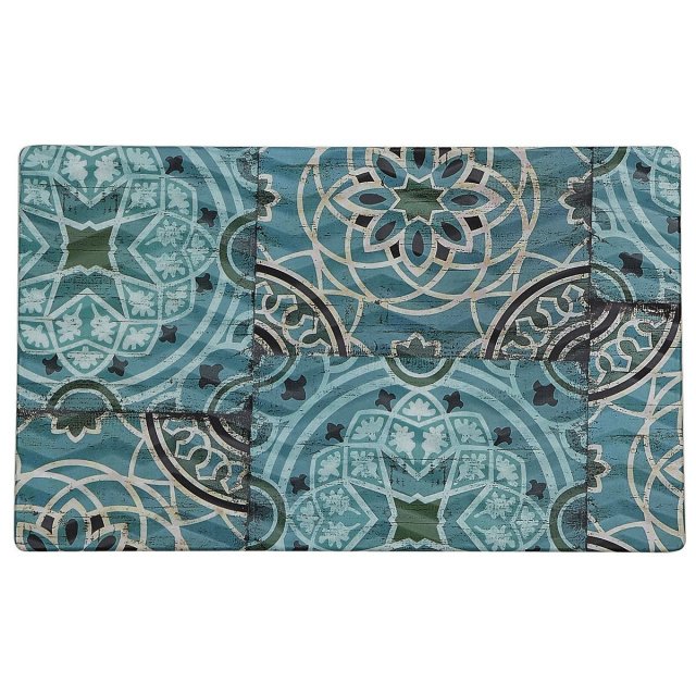 Блюдо прямоугольное 26,5х16,2см GN 1/4 меламин Damask Blue