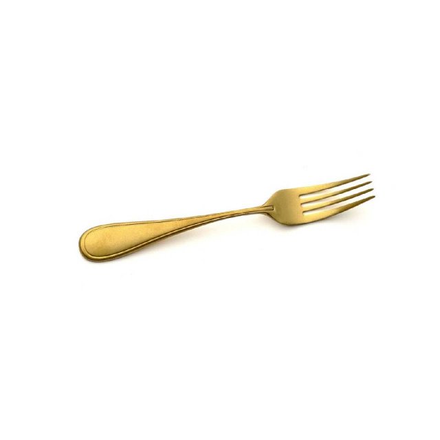 Вилка для торта 18/10 14см 4мм Contour Vintage Gold Comas 5789
