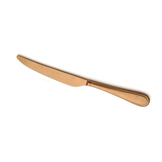 Нож столовый 18/10 23,8см 4мм Contour Vintage Copper Comas 5771