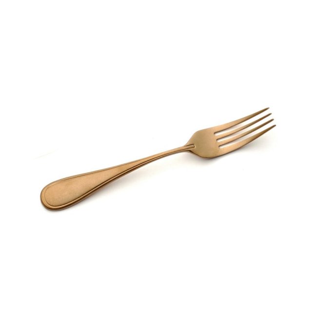 Вилка десертная 18/10 19,2см 4мм Contour Vintage Copper Comas 5776
