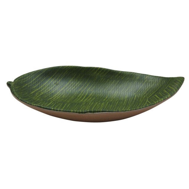 Блюдо 31,5х19х5см Лист меламин Green Banana Leaf 81290144