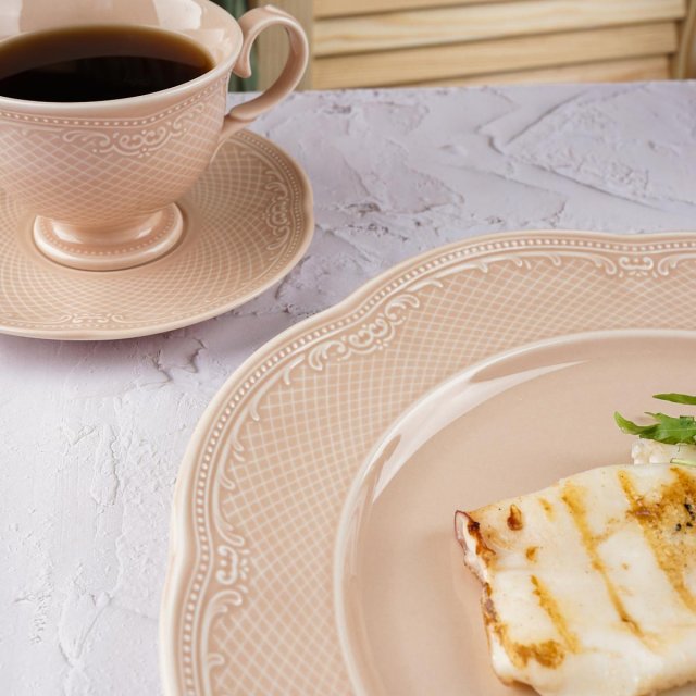 Тарелка мелкая d30см Aristocrat Peach Tea