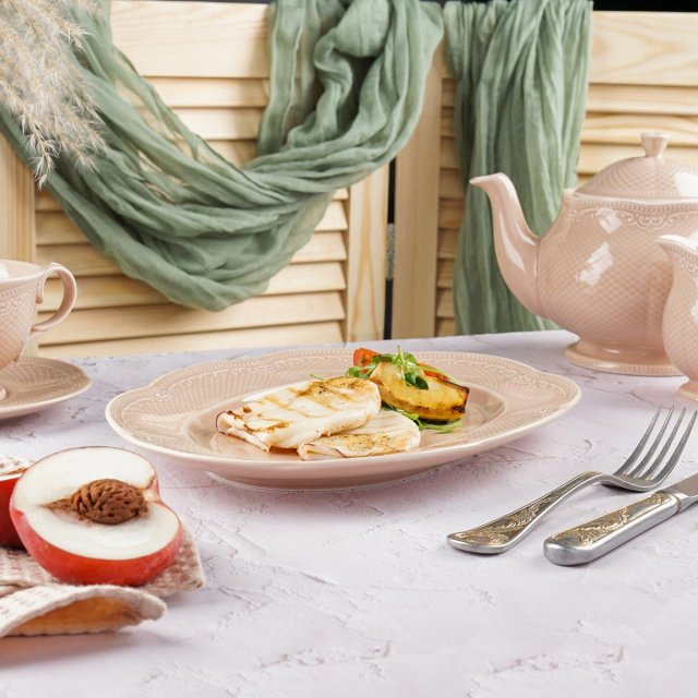 Блюдо овальное 30см Aristocrat Peach Tea