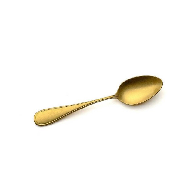 Ложка чайная 18/10 14см 4мм Contour Vintage Gold Comas 5790
