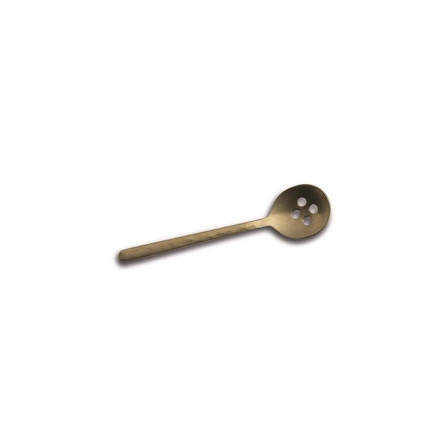 Ложка кофейная с отверстиями 18/0 Kodai Vintage Gold Comas 7090