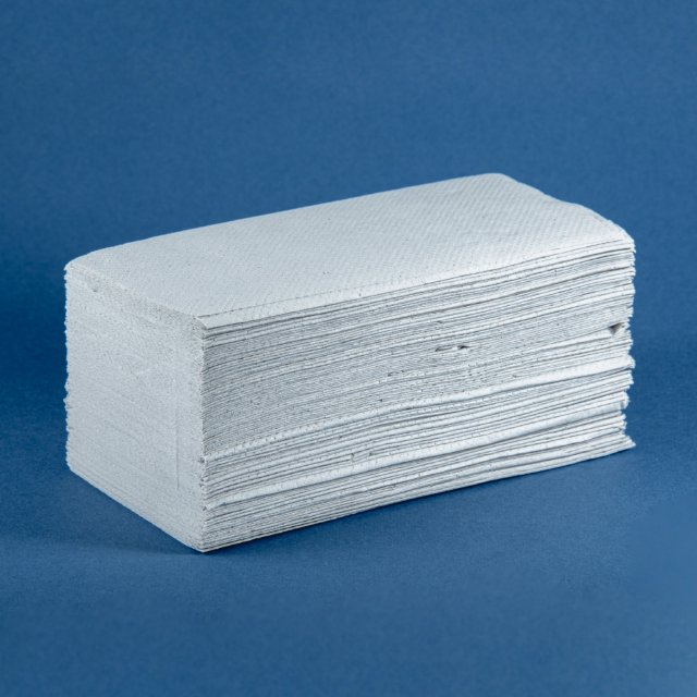 Полотенце 1-сл. V-сложение 200л серое Veiro Rrofessional Basic V1-200