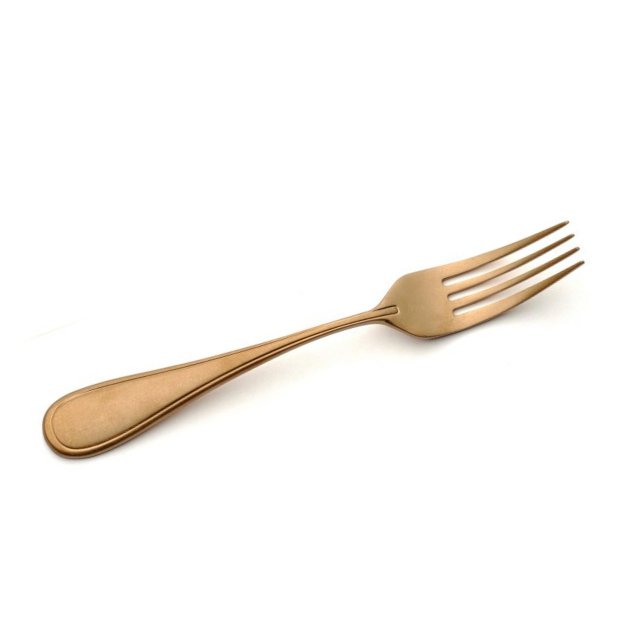 Вилка столовая 18/10 21,3см 4мм Contour Vintage Copper Comas 5773