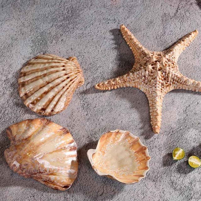 Блюдо 28см Звезда песочный керамика Frutti di Mare 81221991
