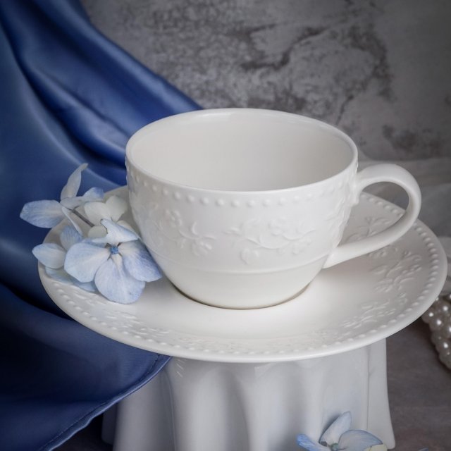 Чашка 200мл 11,2x8,8см h6,6см фарфор Primavera Casa DIF Fortuna CDF PR14