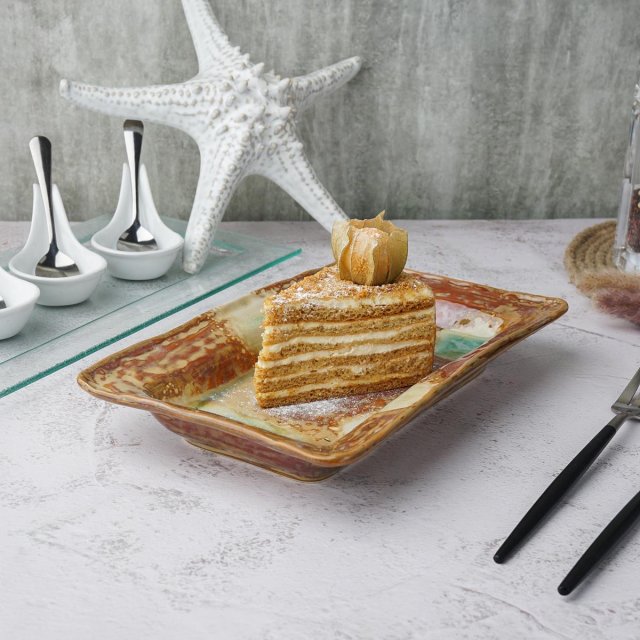 Блюдо прямоугольное 25см керамика Frutti di Mare 81241267