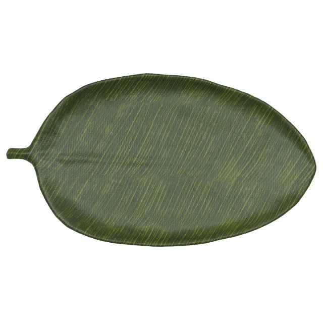 Блюдо 46х25,4х2,8см Лист меламин Green Banana Leaf 81290147