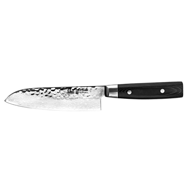 Нож поварской 16,5см Santoku Zen Yaxell 37слоёв 35501