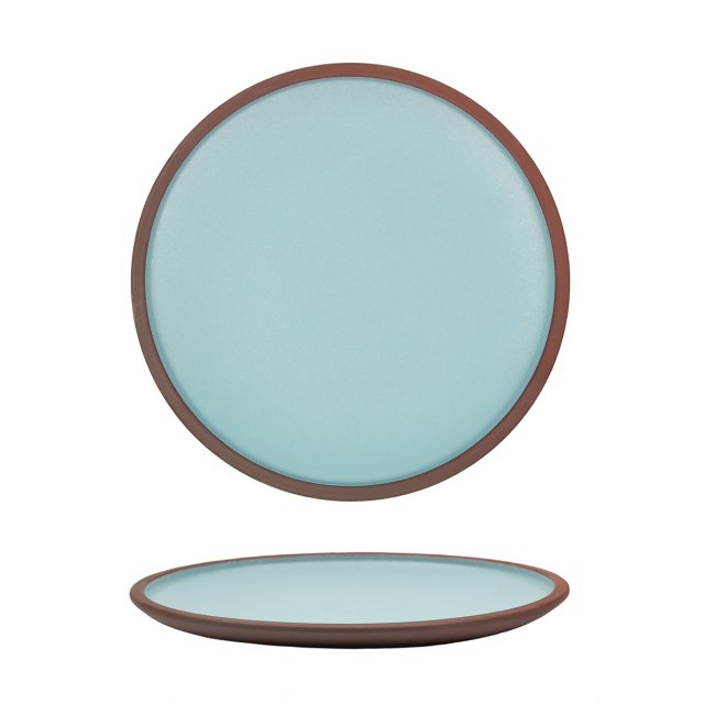 Тарелка мелкая d29cм h2,2cм Blue Matt Taiga 81229021
